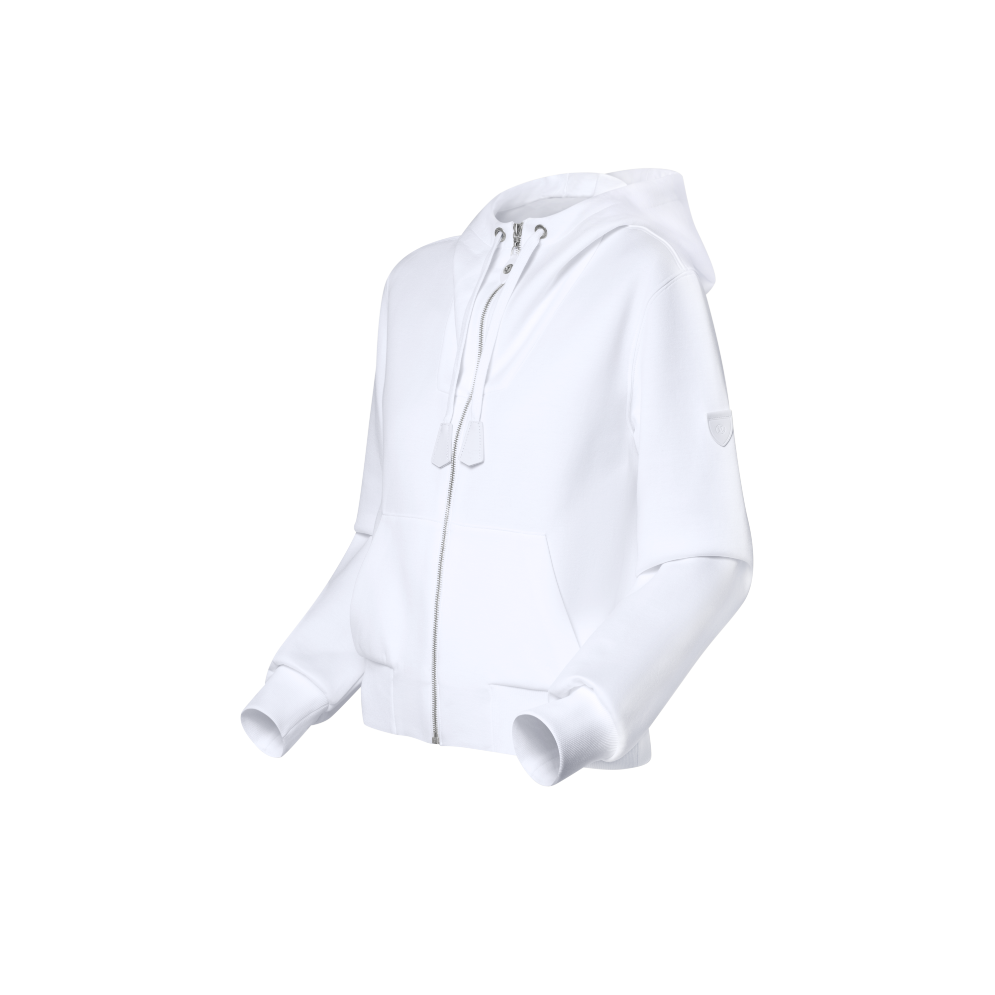 レザーアクセント フーディ  ウィメンズ ウェア(洋服) (製品ズーム)