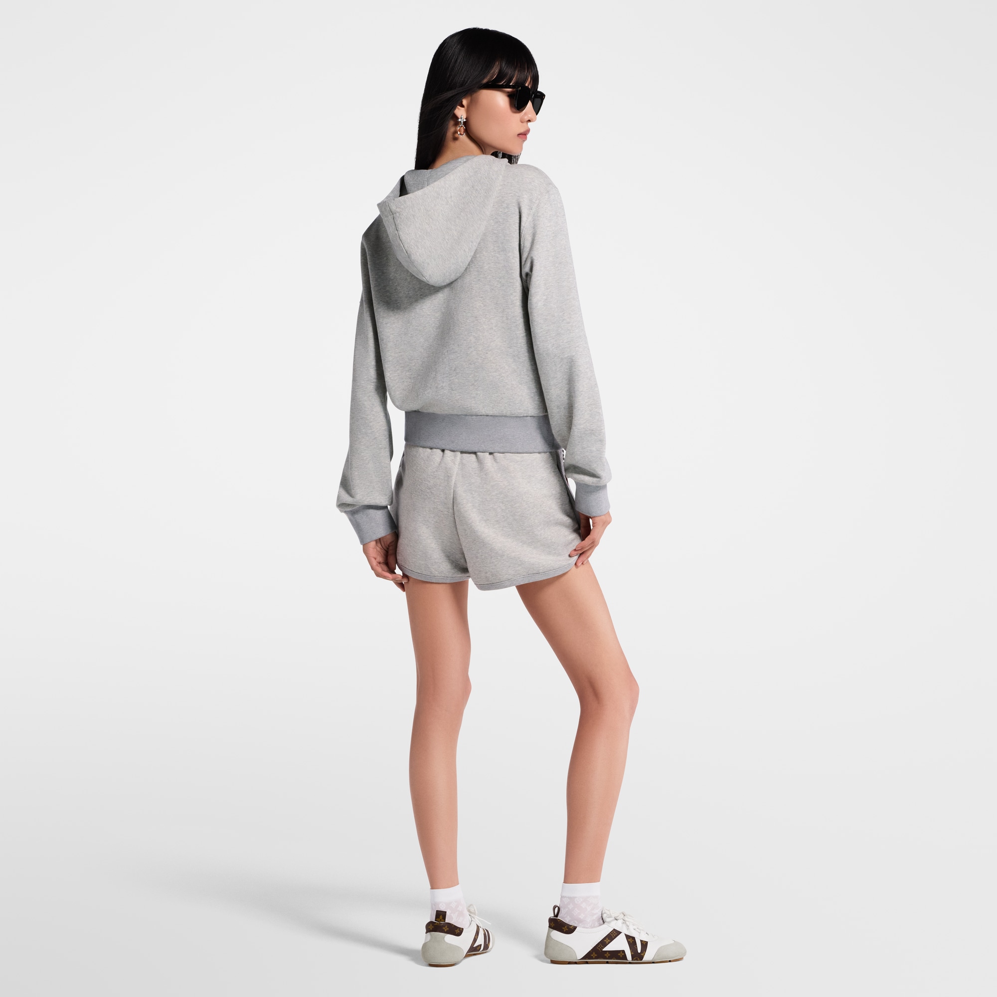 レザーアクセント ジョギングショーツ  ウィメンズ ウェア(洋服) (製品ズーム)