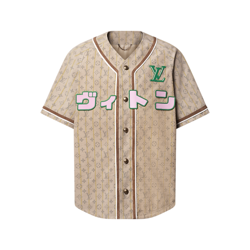 レザー ベースボールシャツ メンズ ウェア(洋服) (製品ズーム)