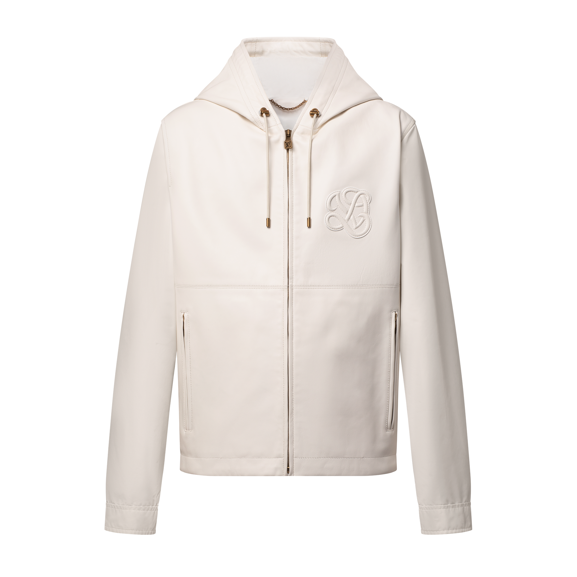 レザーミックスフーデッドブルゾン  メンズ プレタポルテ(洋服) (製品ズーム)