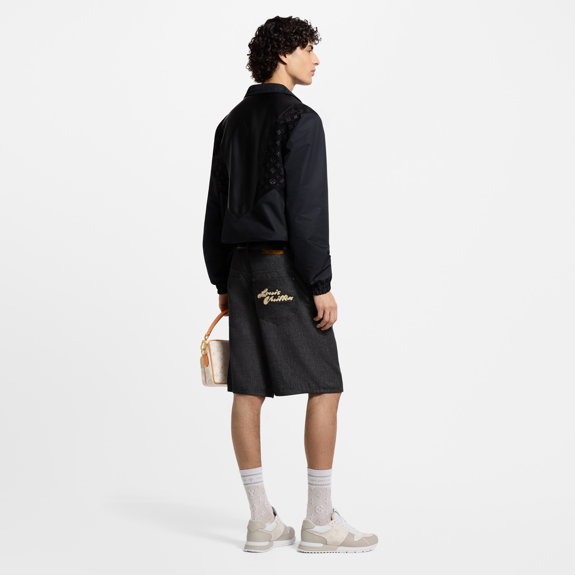 レザーミックス トラックトップ  メンズ プレタポルテ(洋服) (製品ズーム)