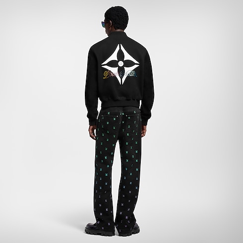 レザーミックス バーシティブルゾン メンズ ウェア(洋服) (製品ズーム)