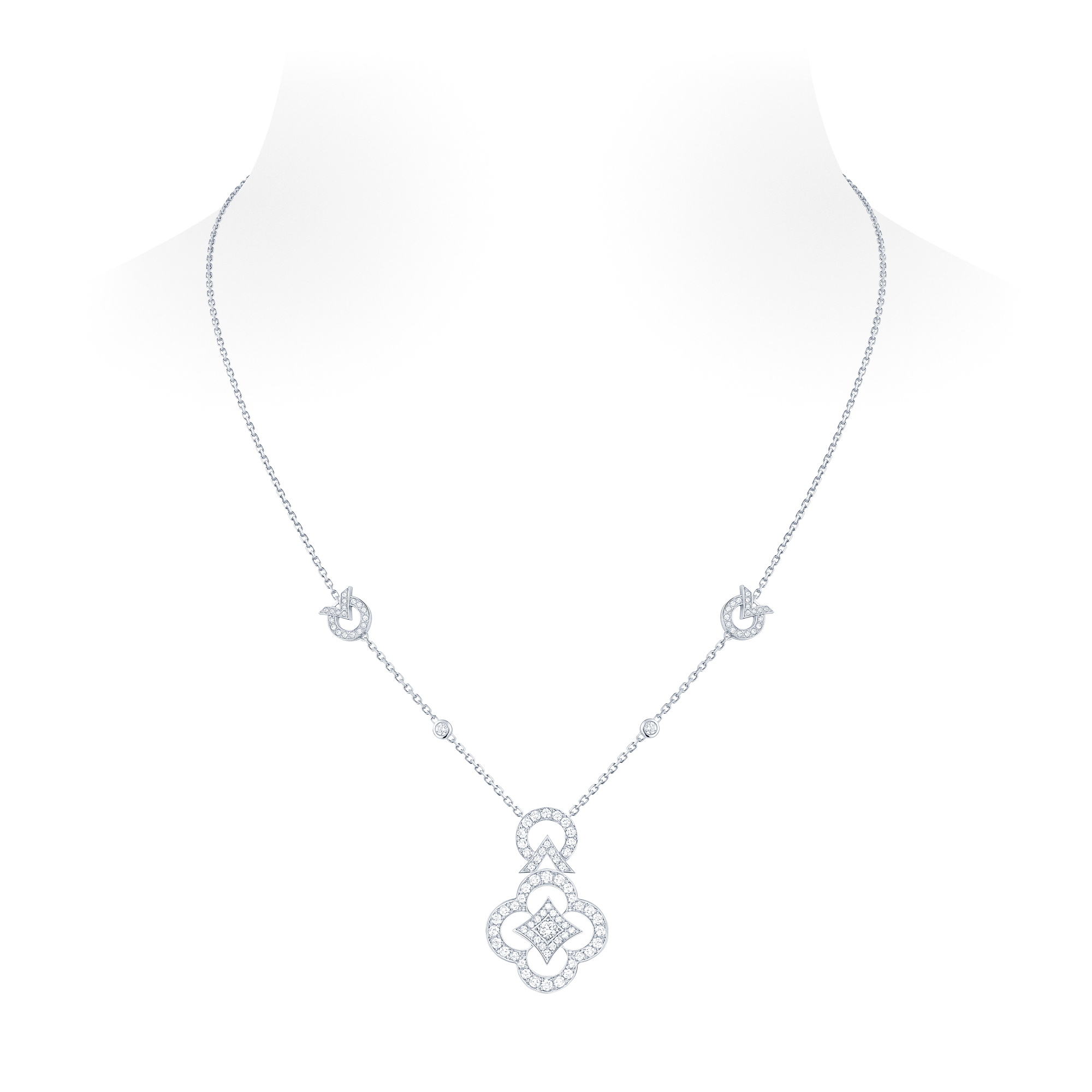 ロングネックレス アルダント（ホワイトゴールド×ダイヤモンド）  ジュエリー ジュエリー カテゴリー (製品ズーム)