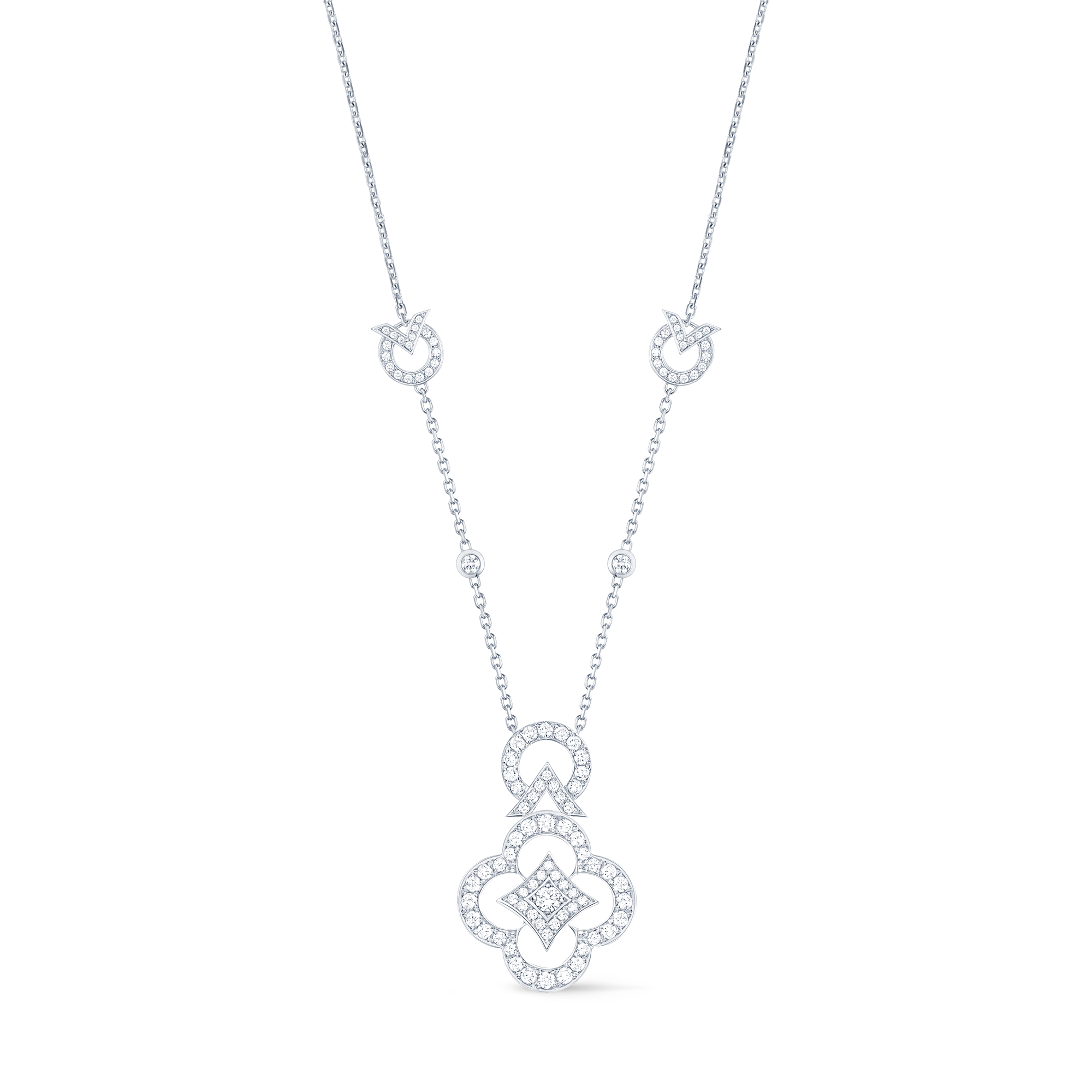 ロングネックレス アルダント（ホワイトゴールド×ダイヤモンド）  ジュエリー ジュエリー カテゴリー (製品ズーム)