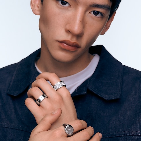 ラージリング レ ガストン ヴィトン (ホワイトゴールド×ダイヤモンド) ジュエリー ジュエリー カテゴリー (製品ズーム)