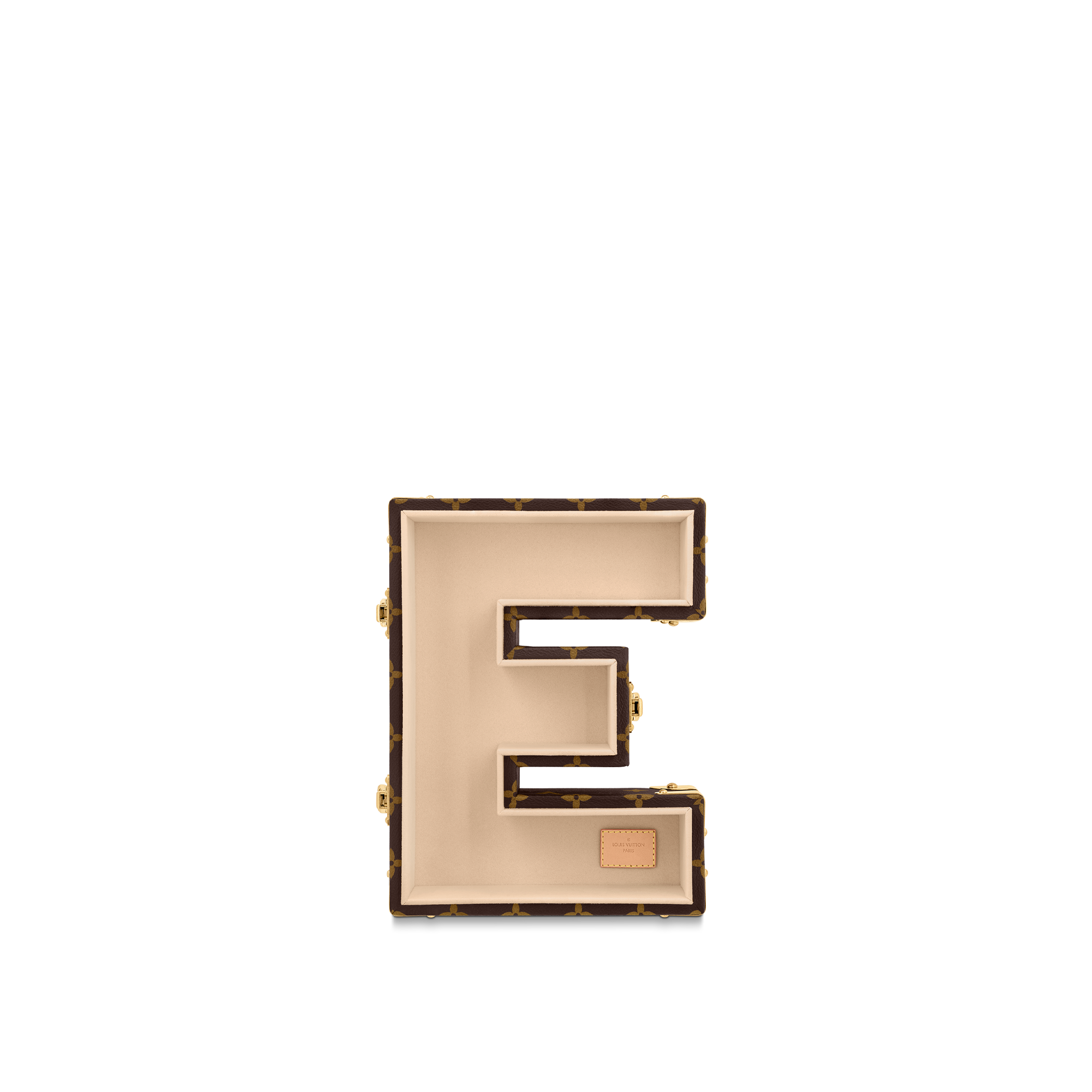 レター トランク E モノグラム トランク、トラベル & ホーム トランク & ボックス (製品ズーム)