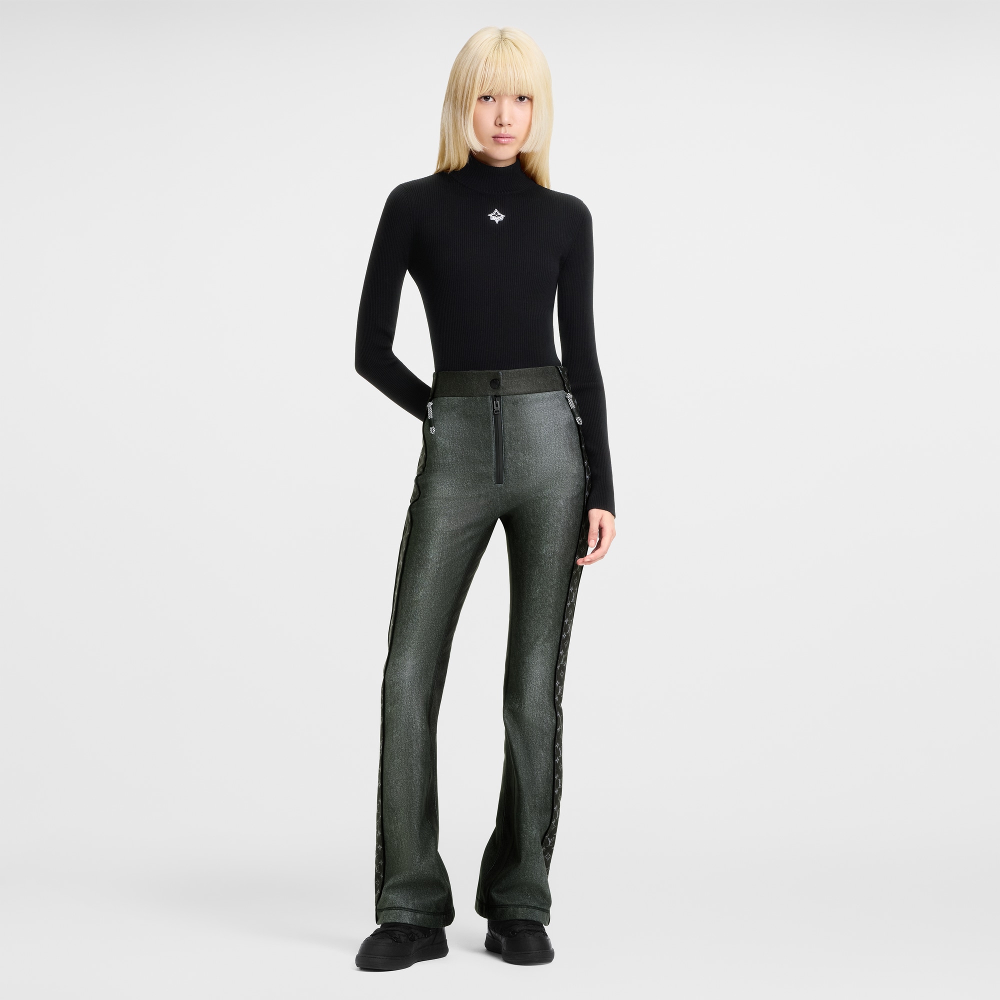 ロングスリーブ リブニットトップ  ウィメンズ ウェア(洋服) (製品ズーム)