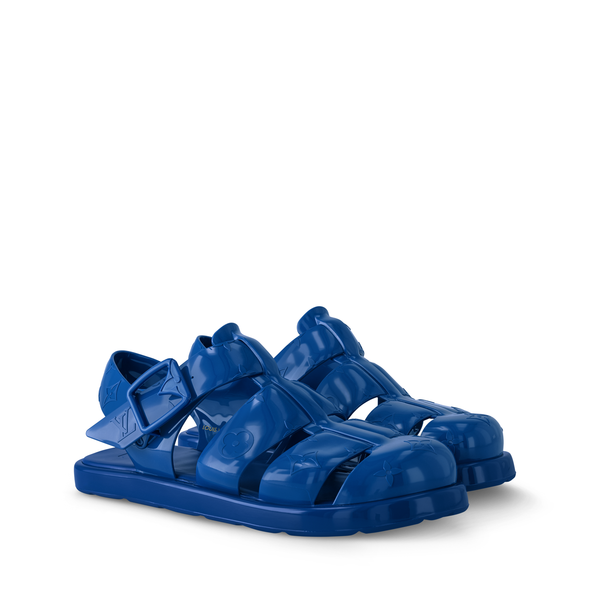 LOUIS VUITTON◆サンダル/--/GRY