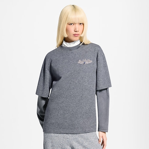 LV ビジュー レイヤードスリーブトップ ウィメンズ ウェア(洋服) (製品ズーム)