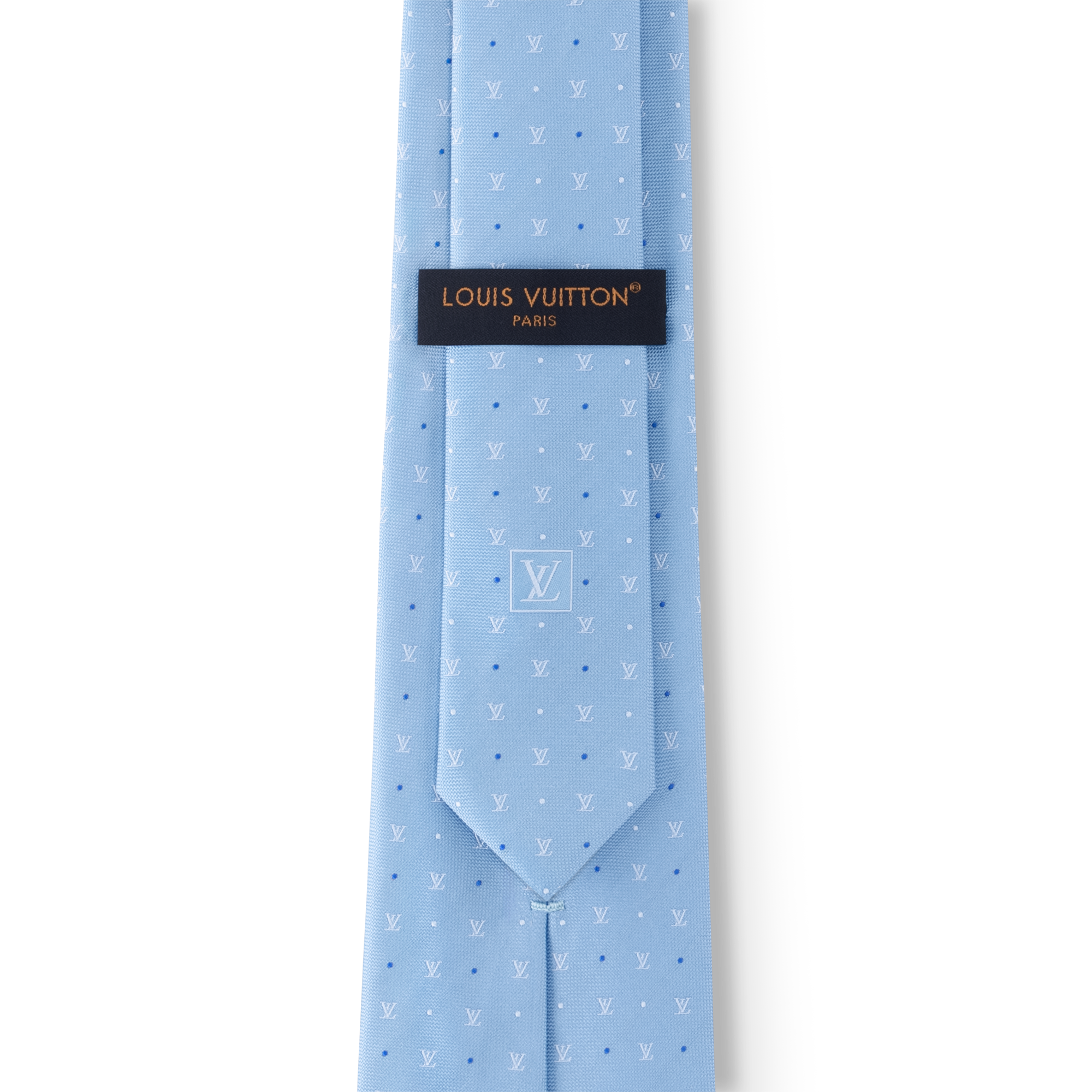 訳有/LOUIS VUITTON/ネクタイ/セレスト/モノグラム/ブルー/47676
