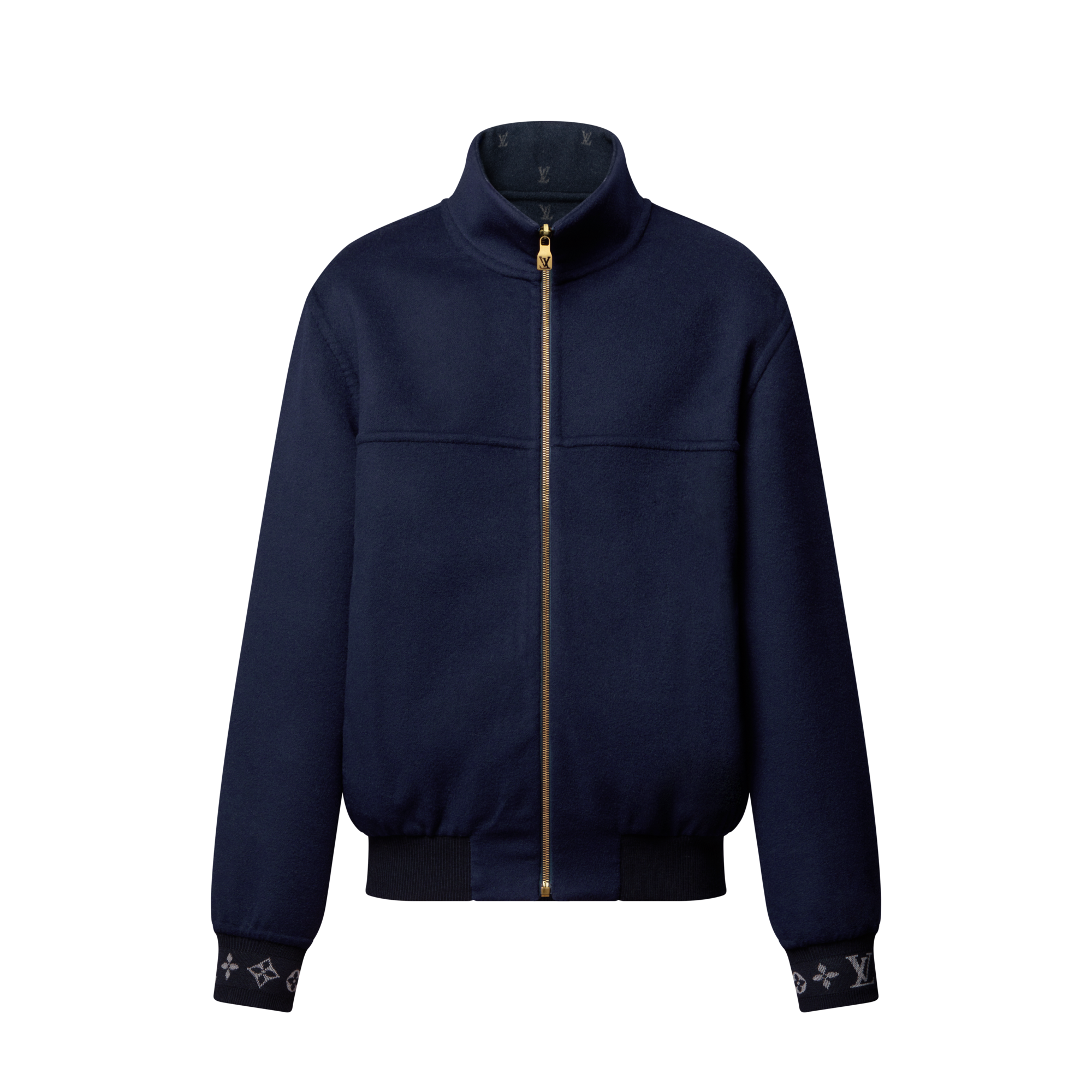 LVブラゾンダブルフェイスウールシルクブレンドリバーシブルブルゾン  メンズ ウェア(洋服) (製品ズーム)