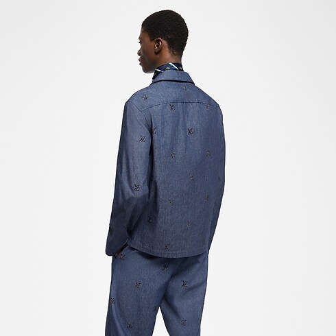 LVブラゾンエンベリッシュドデニムパジャマシャツ メンズ ウェア(洋服) (製品ズーム)