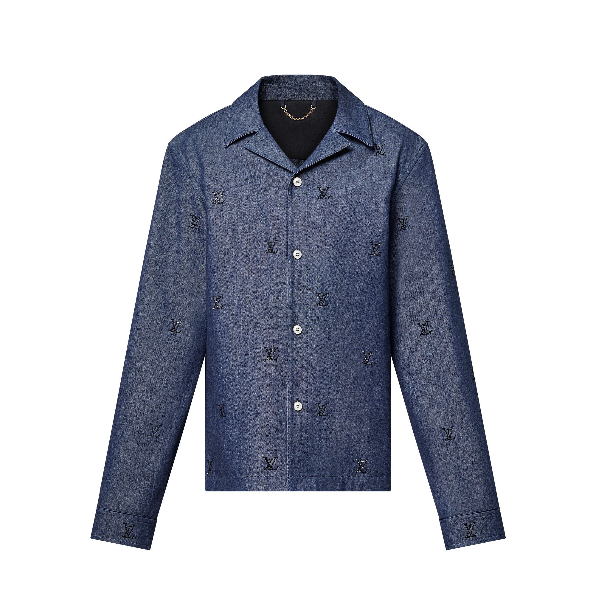 LVブラゾンエンベリッシュドデニムパジャマシャツ  メンズ プレタポルテ(洋服) (製品ズーム)