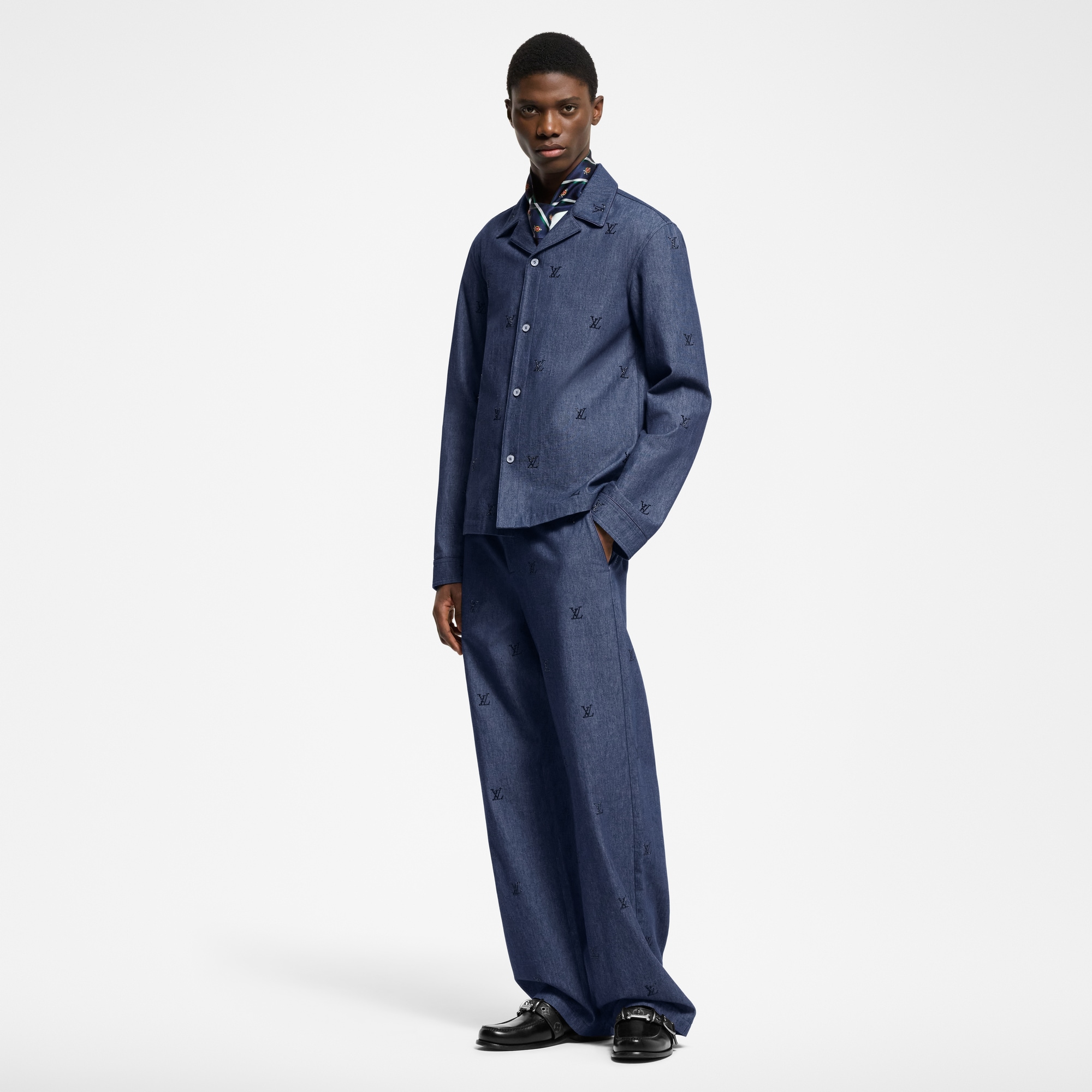 LVブラゾンエンベリッシュドデニムパンツ  メンズ プレタポルテ(洋服) (製品ズーム)