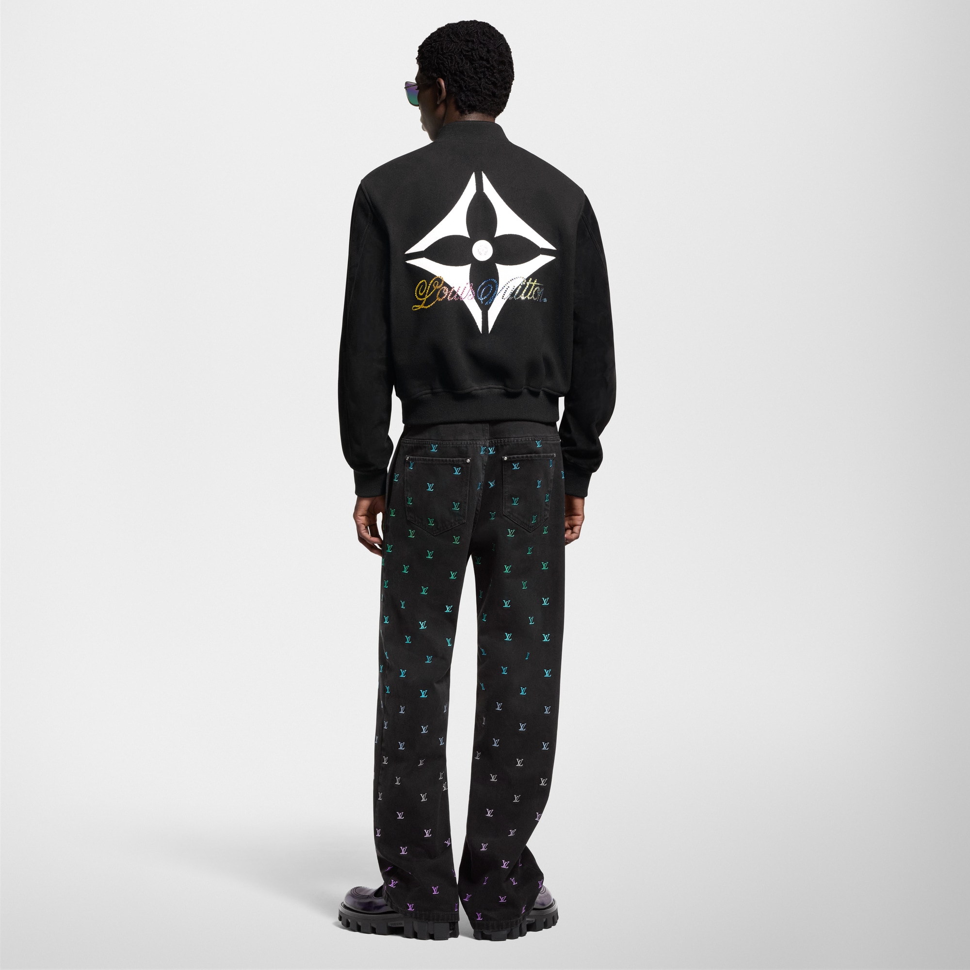 LV ブラゾン グラディエント エンブロイダリーデニムスケートパンツ  メンズ ウェア(洋服) (製品ズーム)