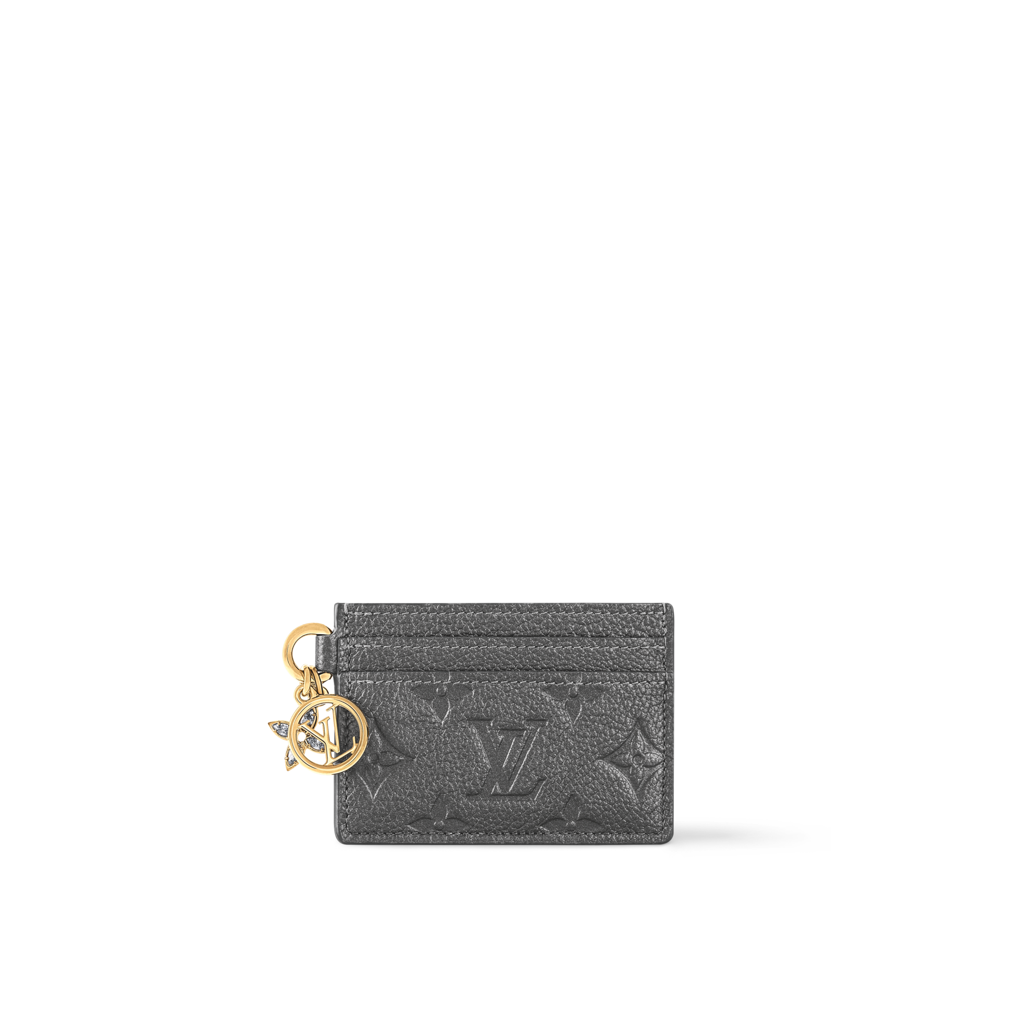 カードケース ポルト カルト・LV チャーム モノグラム・アンプラント 