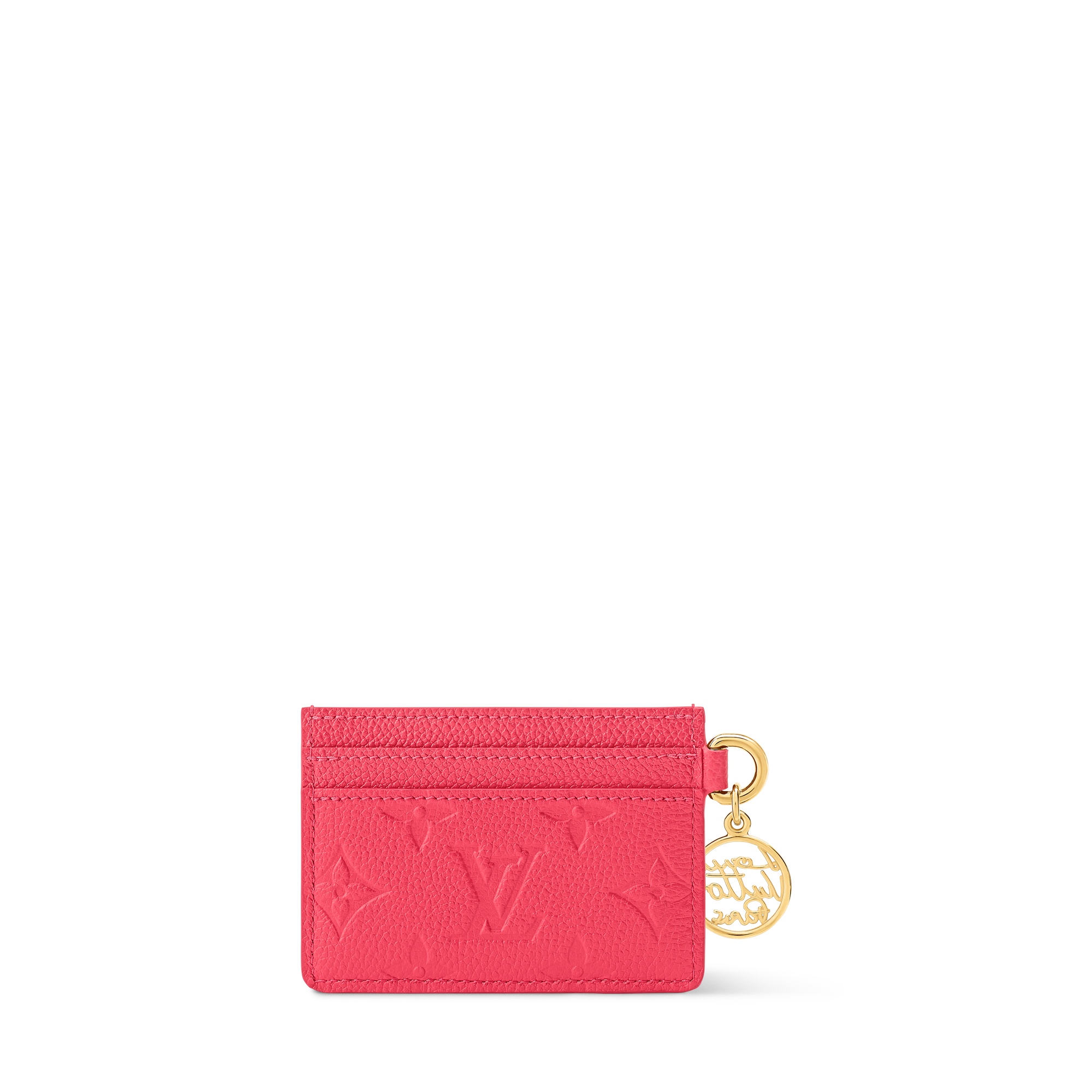 カードケース ポルト カルト・LV チャーム モノグラム・アンプラント 
