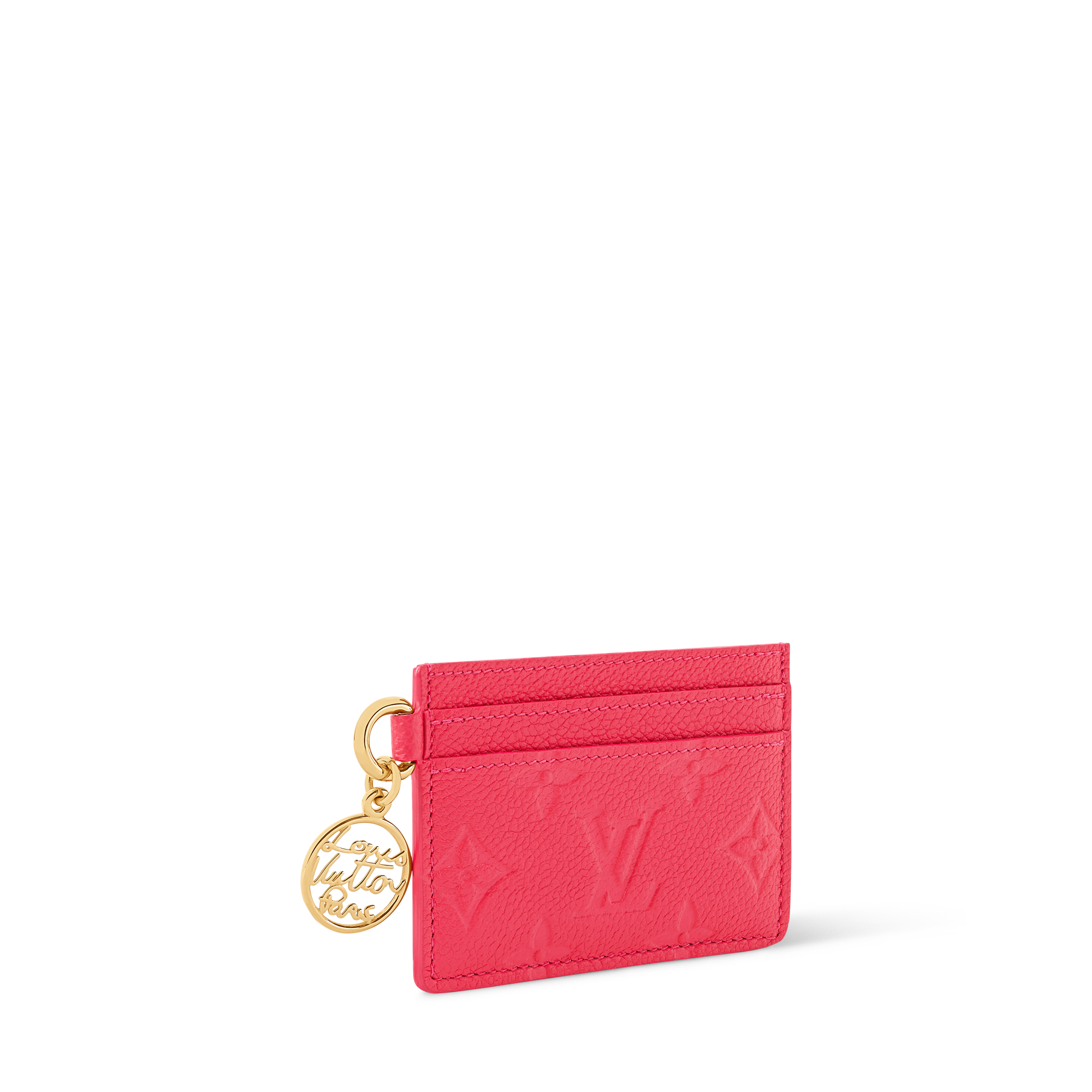 カードケース ポルト カルト・LV チャーム モノグラム・アンプラント 