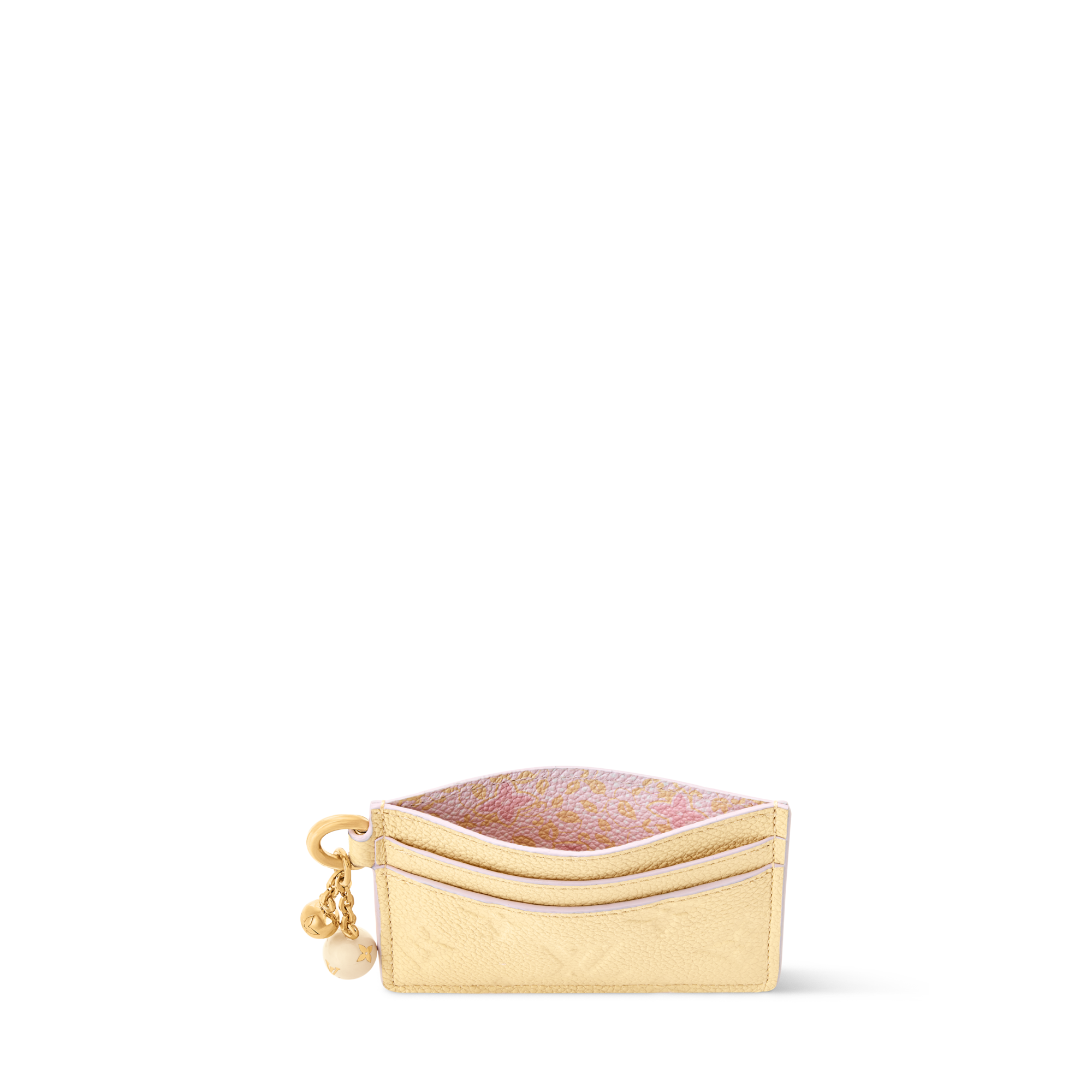 カードケース ポルト カルト・LV チャーム モノグラム・アンプラント 