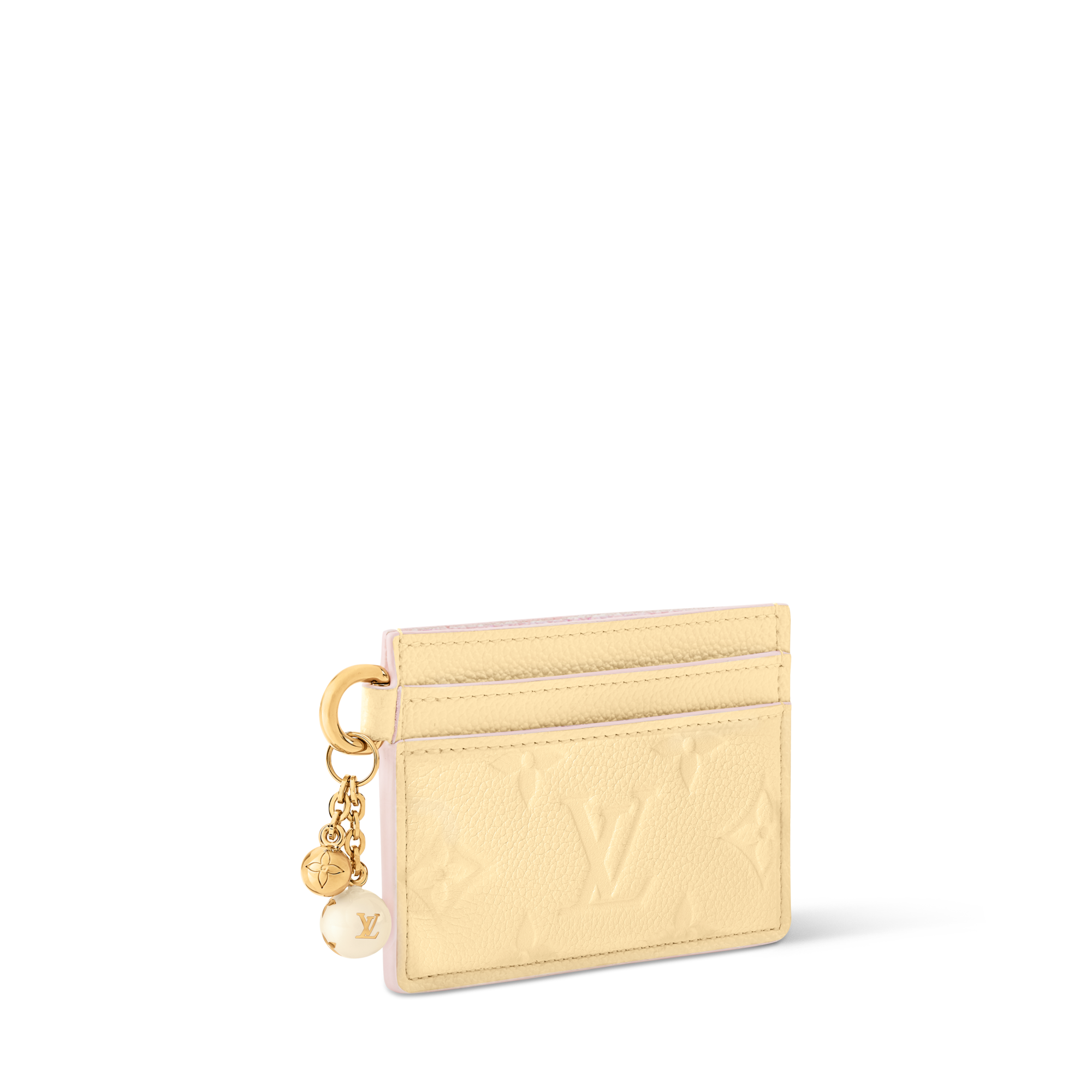 カードケース ポルト カルト・LV チャーム モノグラム・アンプラント 