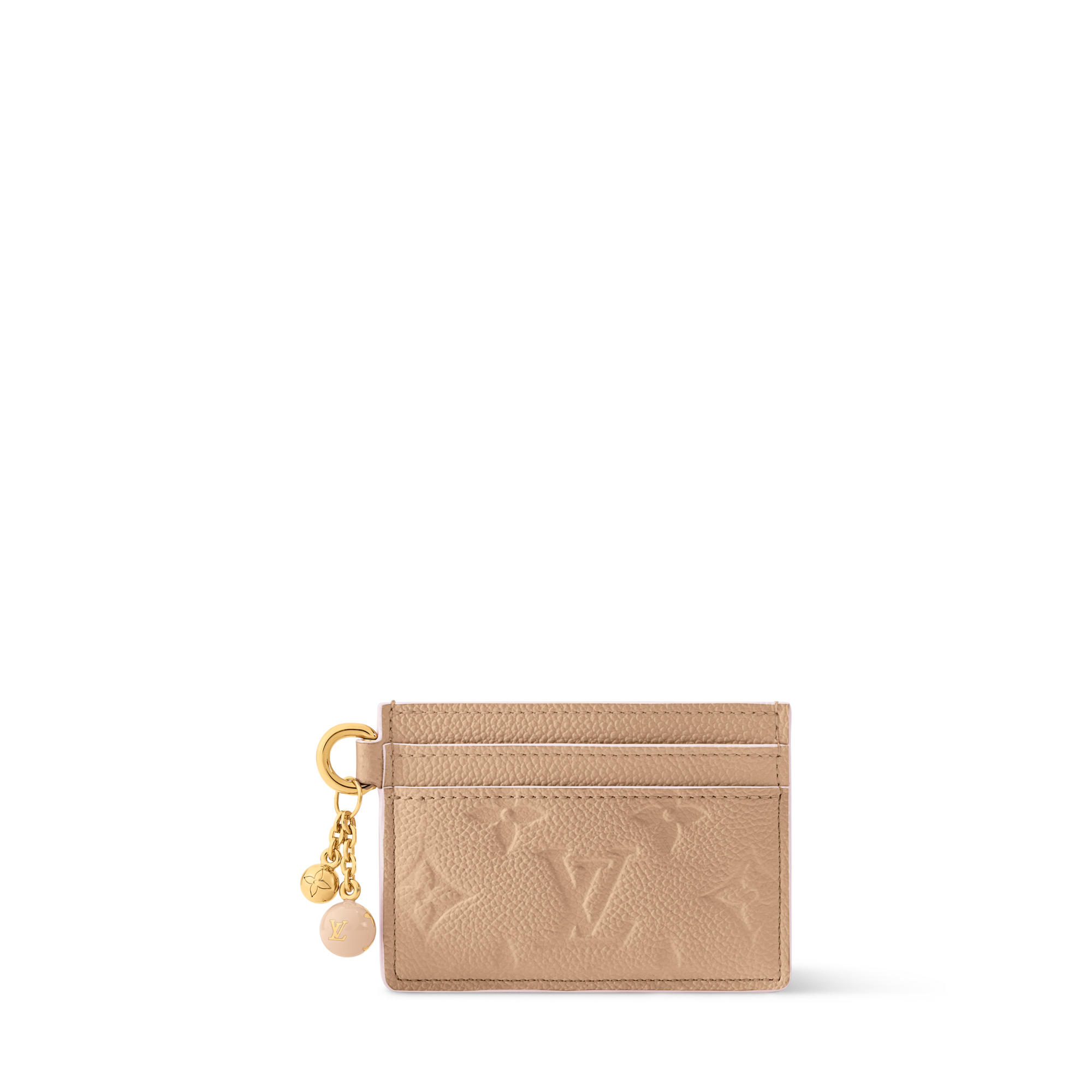 カードケース ポルト カルト・LV チャーム モノグラム・アンプラント 