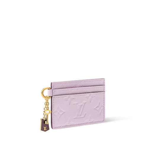 「カードケース ポルト カルト・LV チャーム」サイドビュー