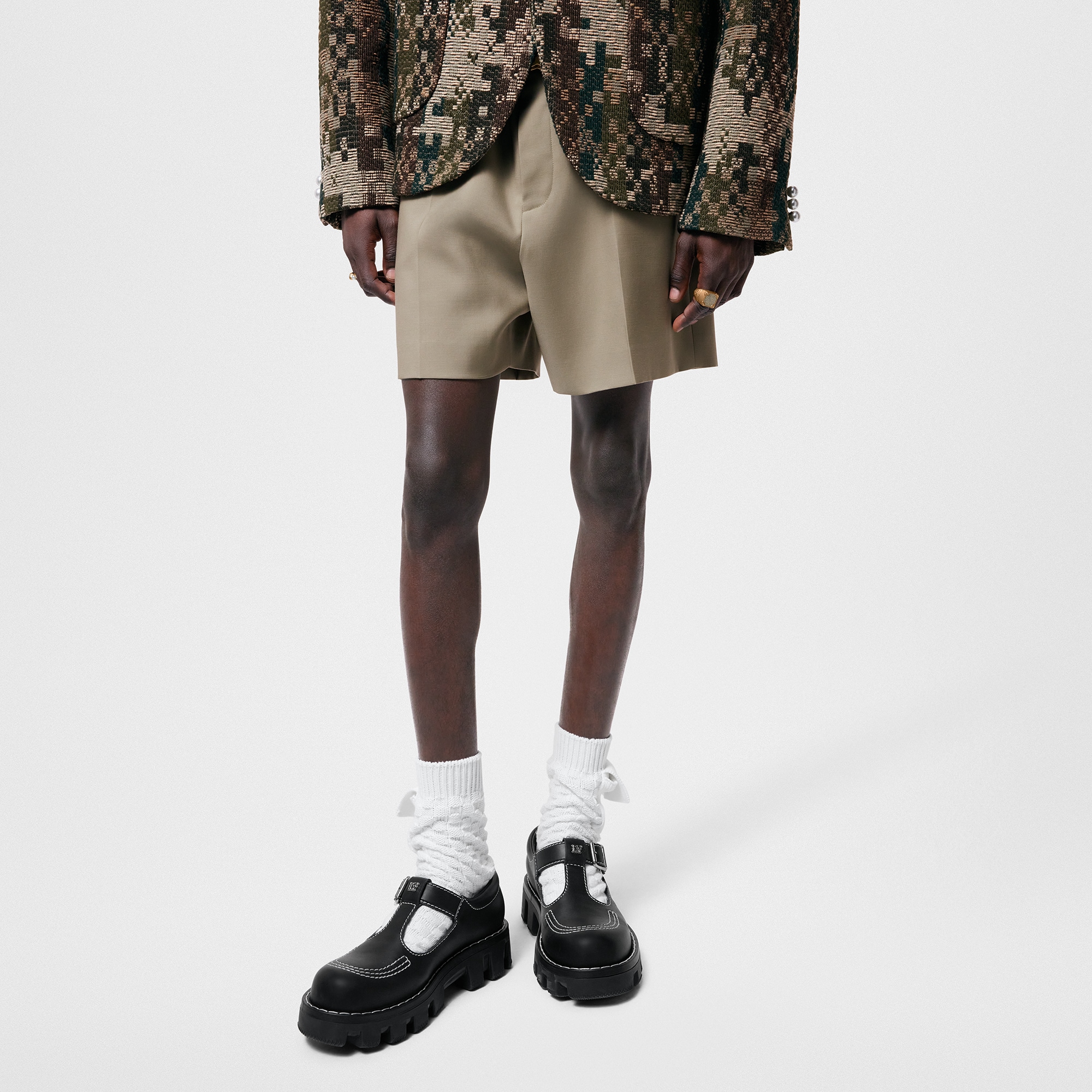 LV チェッカー メリージェーン  メンズ シューズ (製品ズーム)