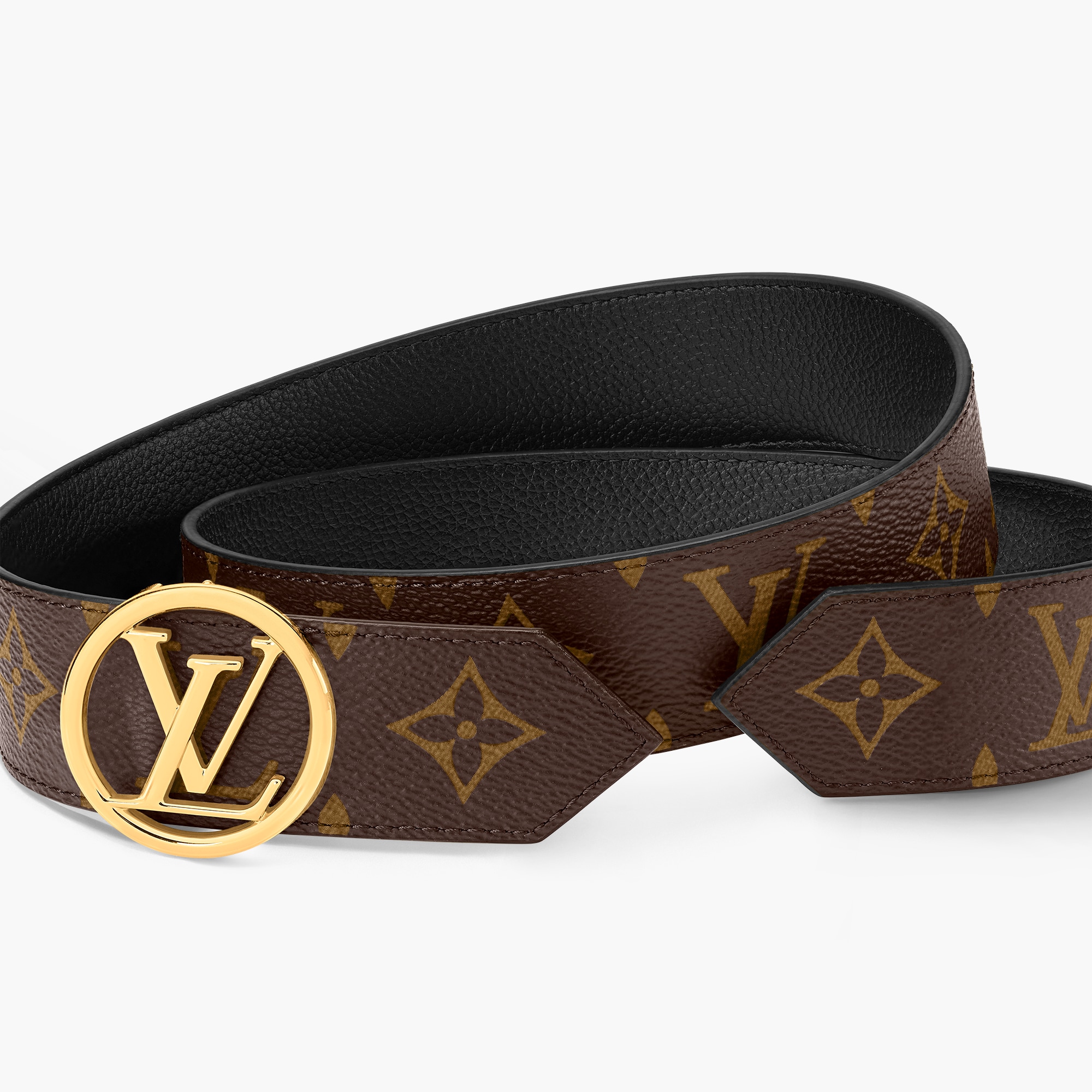 ベルト・LV サークル 35MM リバーシブル モノグラム｜ルイ・ヴィトン 