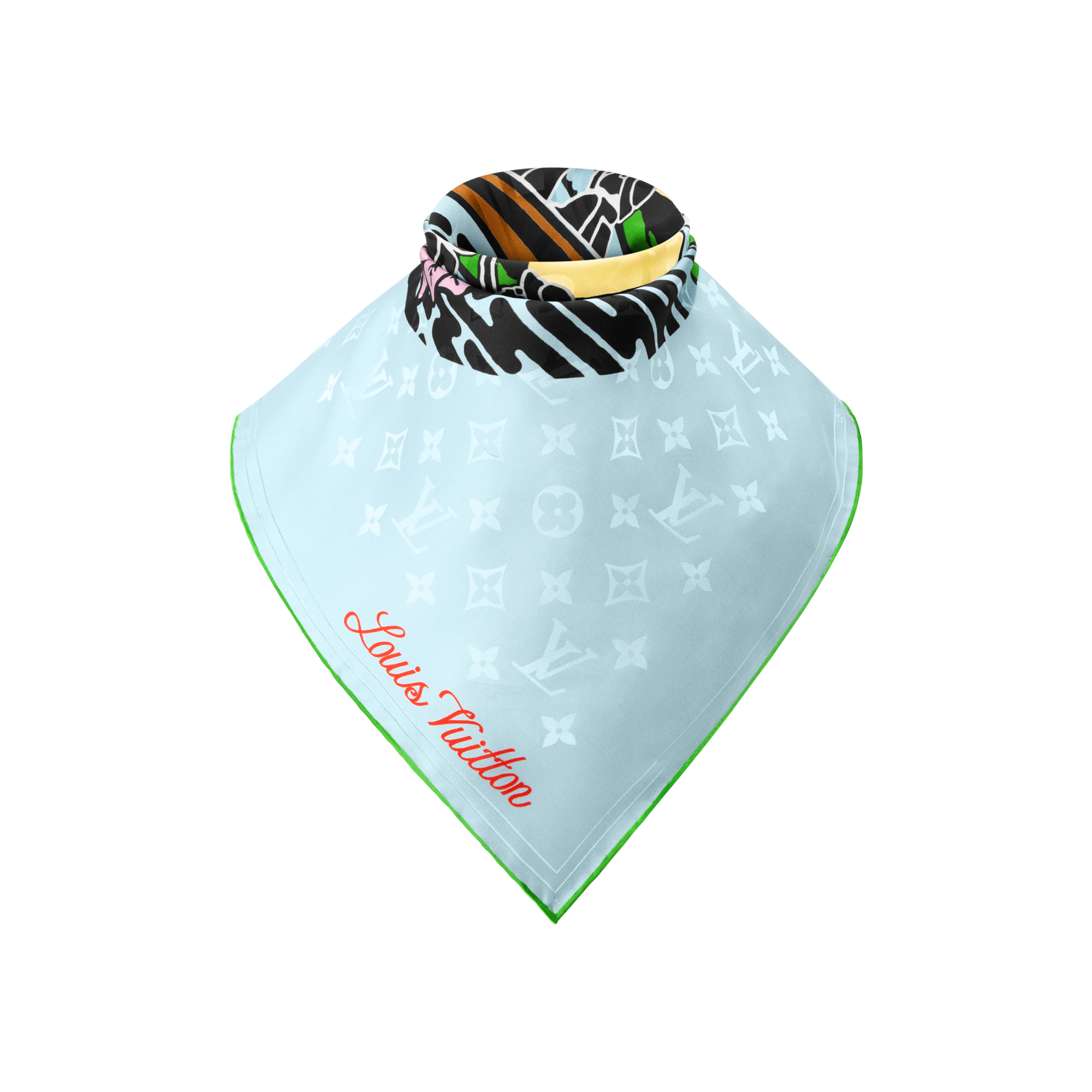 バンダナ･LV シティ スタンプ S00 メンズ アクセサリー (製品ズーム)