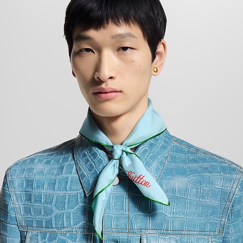 バンダナ・LV シティ スタンプ S00 メンズ アクセサリー (製品ズーム)