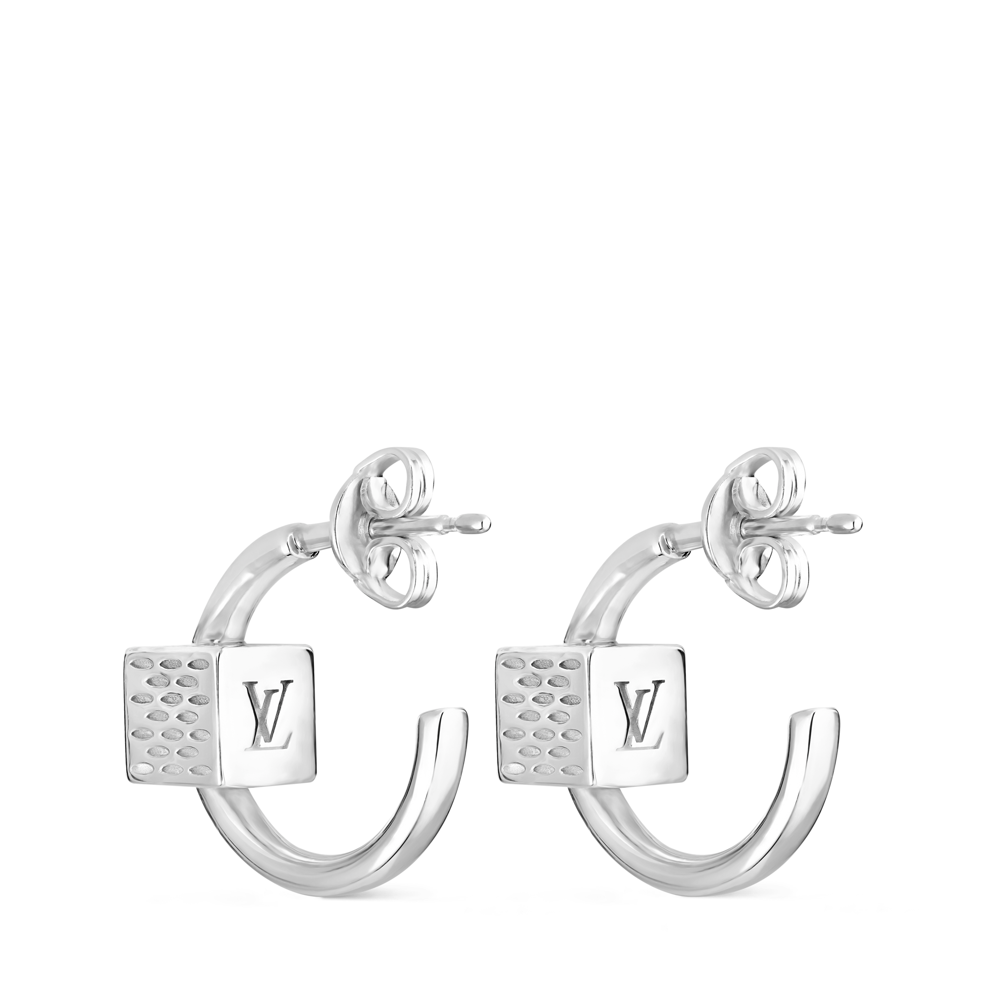 ピアス・LV キューブ フープ シルバー S00｜ルイ・ヴィトン 公式サイト 