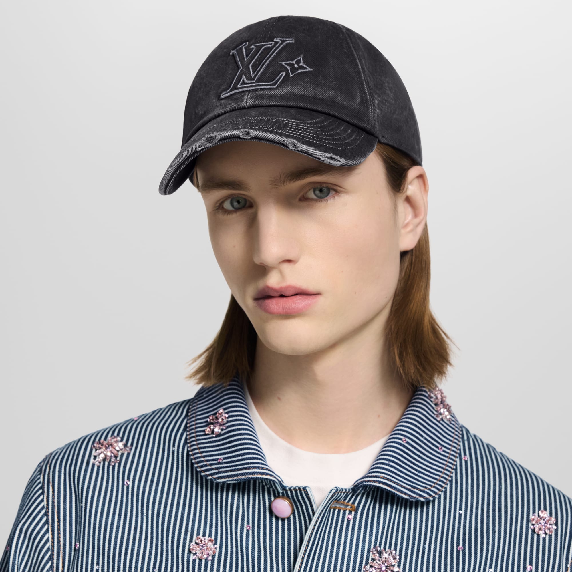 キャップ･LV デニム ウォッシュド S00 メンズ アクセサリー (製品ズーム)