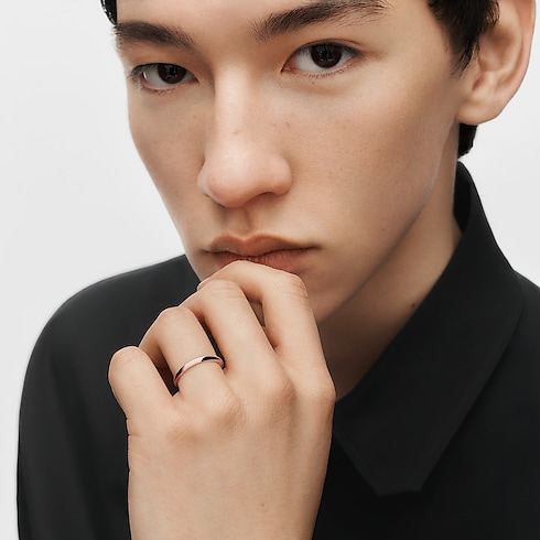 LV ダイヤモンド マリッジリング 2.5MM (ピンクゴールド) ジュエリー ジュエリー カテゴリー (製品ズーム)