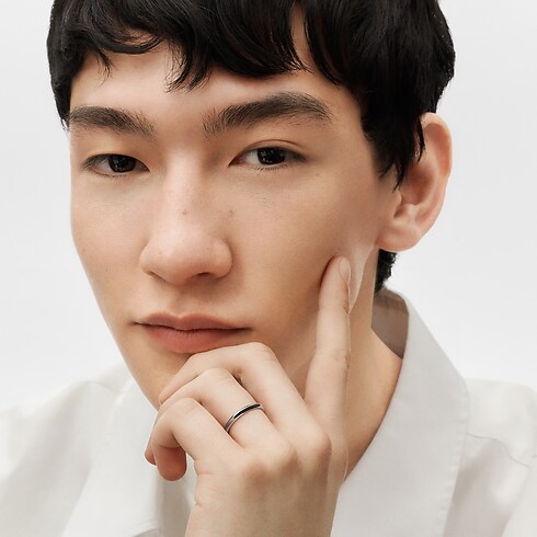 LV ダイヤモンド マリッジリング 2.5MM (プラチナ) ジュエリー ジュエリー カテゴリー (製品ズーム)