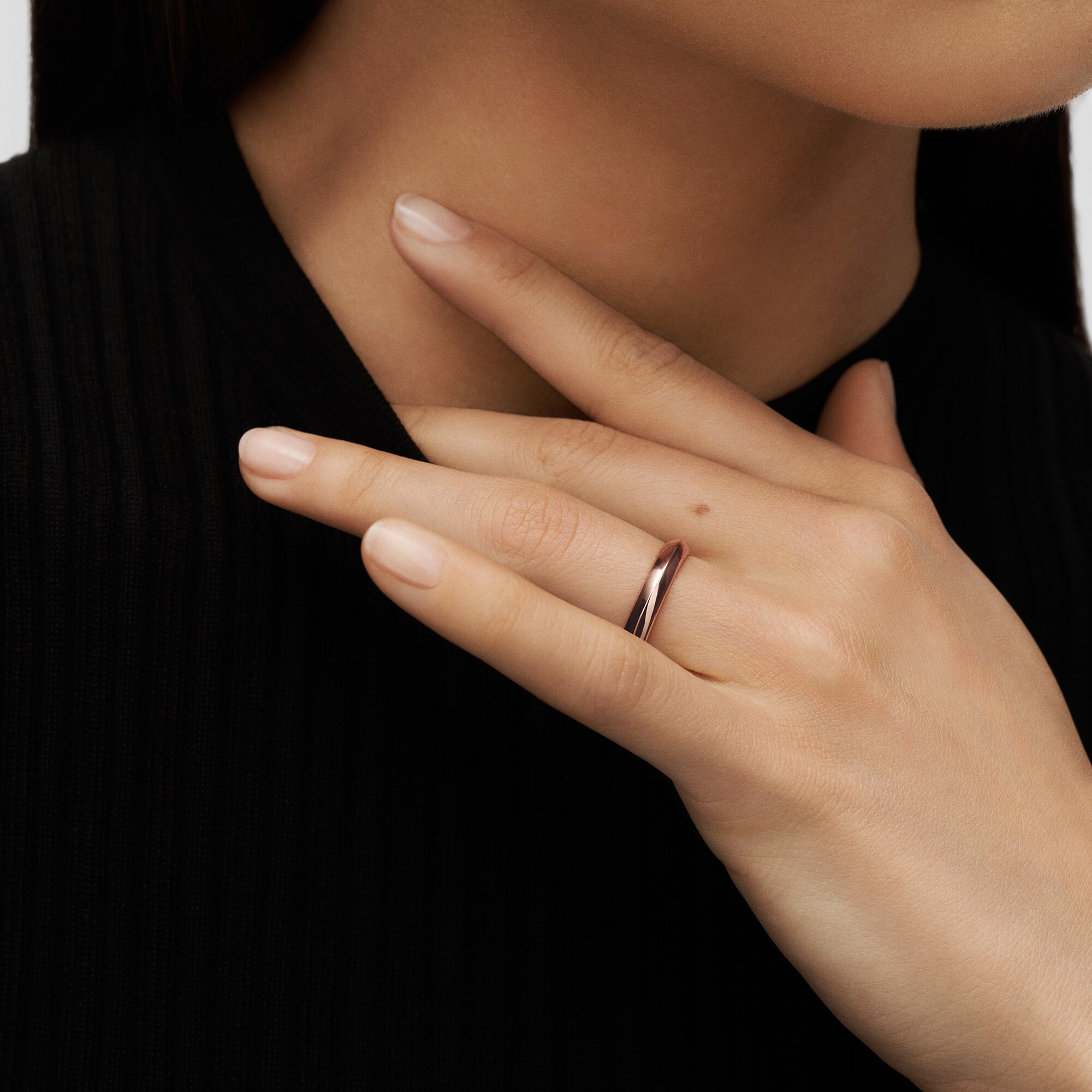 LV ダイヤモンド マリッジリング 4MM (ピンクゴールド)  ジュエリー ジュエリー カテゴリー (製品ズーム)