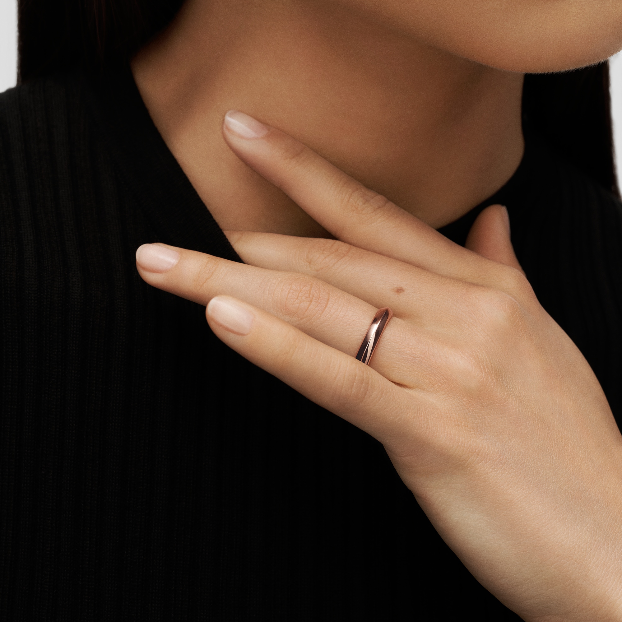 LV ダイヤモンド マリッジリング 4MM (ピンクゴールド)  ジュエリー ジュエリー カテゴリー (製品ズーム)