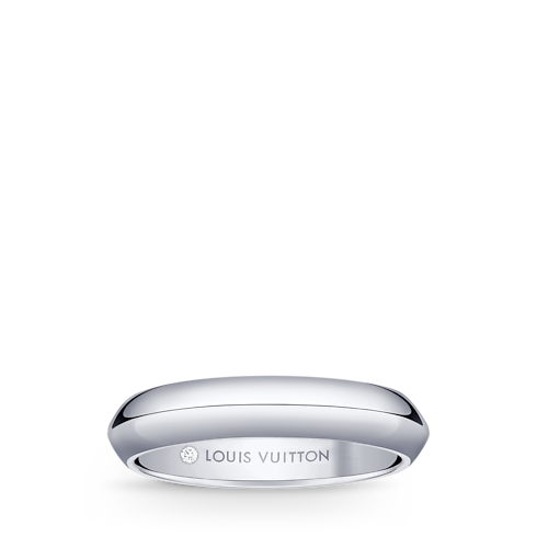 LV ダイヤモンド マリッジリング 4MM (プラチナ) ジュエリー ジュエリー カテゴリー (製品ズーム)