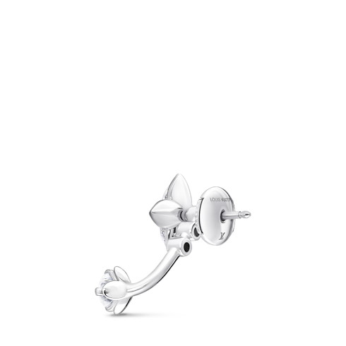 LV ダイヤモンド ピアス ダブル ラウンド 0.30CT (ホワイトゴールド×ダイヤモンド) 単品 ジュエリー ジュエリー コレクション (製品ズーム)