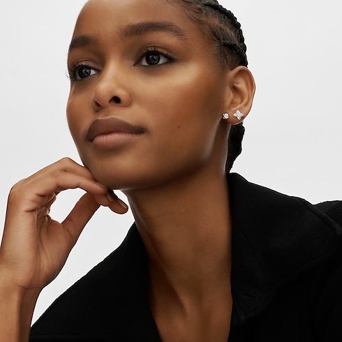 LV ダイヤモンド ピアス ダブル ラウンド 0.30CT (ホワイトゴールド×ダイヤモンド) 単品 ジュエリー ジュエリー コレクション (製品ズーム)