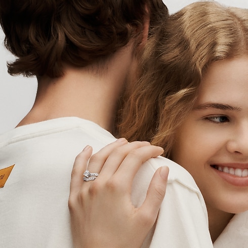 LV ダイヤモンド リング V (プラチナ×ダイヤモンド) ジュエリー ジュエリー カテゴリー (製品ズーム)