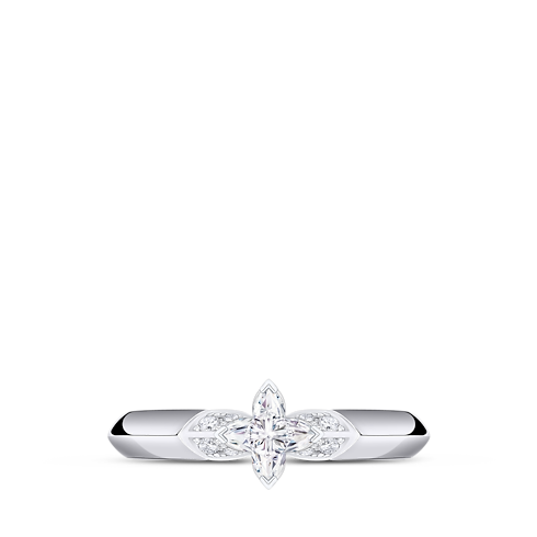 LV ダイヤモンド ソリテール スター (プラチナ×LV モノグラムスターカットダイヤモンド×ダイヤモンド) ジュエリー ジュエリー コレクション (製品ズーム)