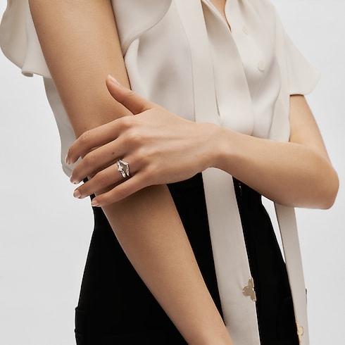 LV ダイヤモンド ソリテール スター (プラチナ×LV モノグラムスターカットダイヤモンド×ダイヤモンド) ジュエリー ジュエリー コレクション (製品ズーム)