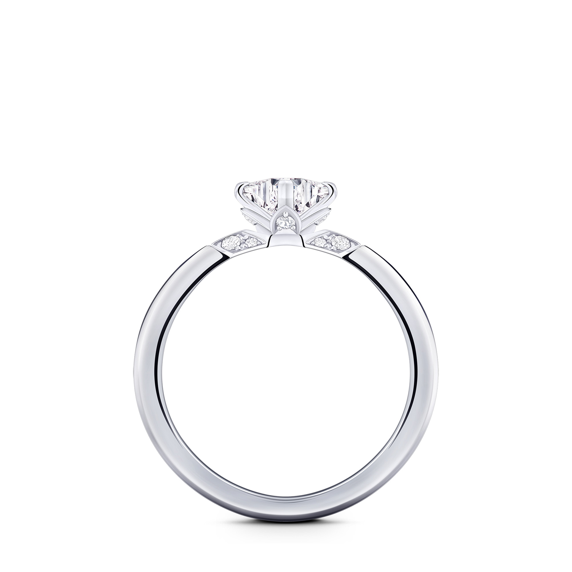 LV ダイヤモンド ソリテール スター (プラチナ×LV モノグラムスターカットダイヤモンド×ダイヤモンド)  ジュエリー ジュエリー コレクション (製品ズーム)