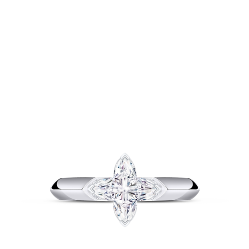 LV ダイヤモンド ソリテール スター (プラチナ×LV モノグラムスターカットダイヤモンド×ダイヤモンド) ジュエリー ジュエリー コレクション (製品ズーム)