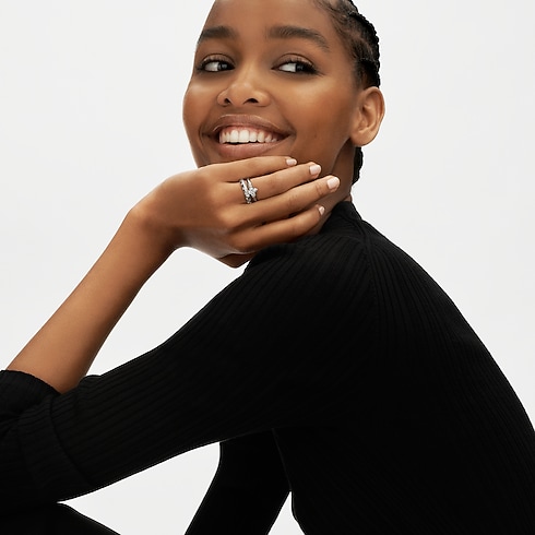 LV ダイヤモンド ソリテール スター (プラチナ×LV モノグラムスターカットダイヤモンド×ダイヤモンド) ジュエリー ジュエリー コレクション (製品ズーム)