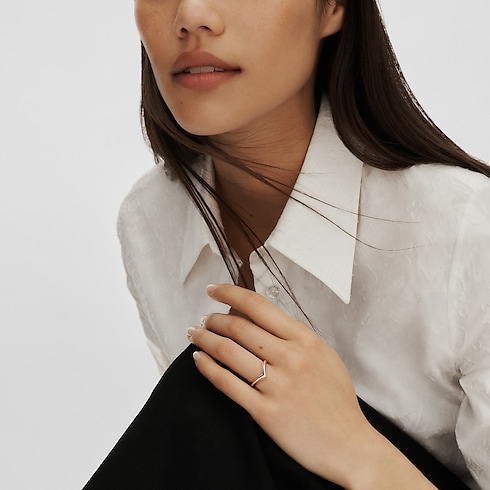 LV ダイヤモンド リング V (ピンクゴールド) ジュエリー ジュエリー カテゴリー (製品ズーム)