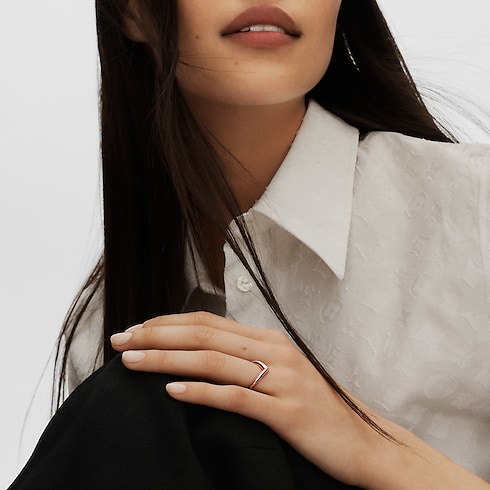 LV ダイヤモンド リング V (ピンクゴールド) ジュエリー ジュエリー カテゴリー (製品ズーム)