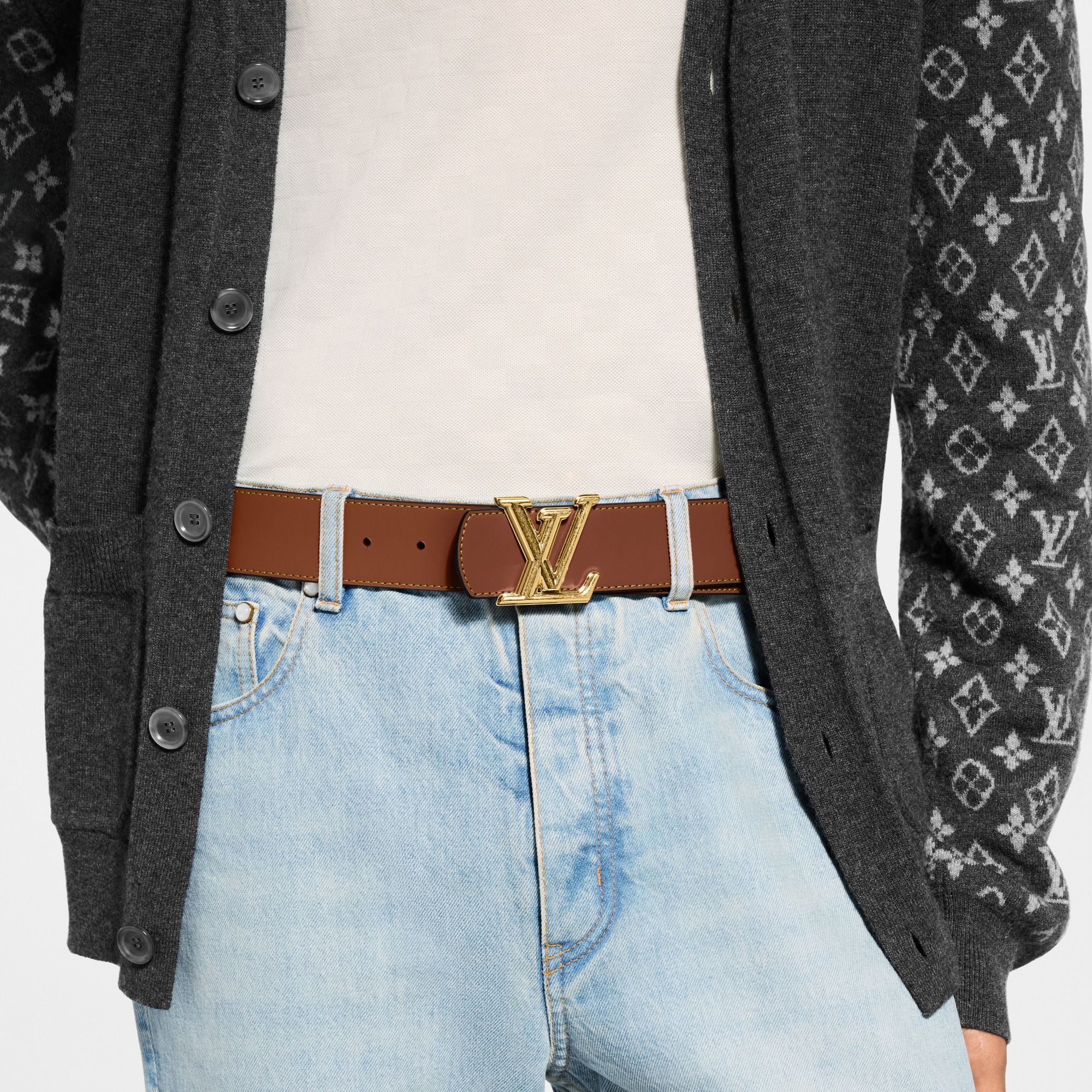 ベルト・LV ディメンション 40MM リバーシブル モノグラム｜ルイ 