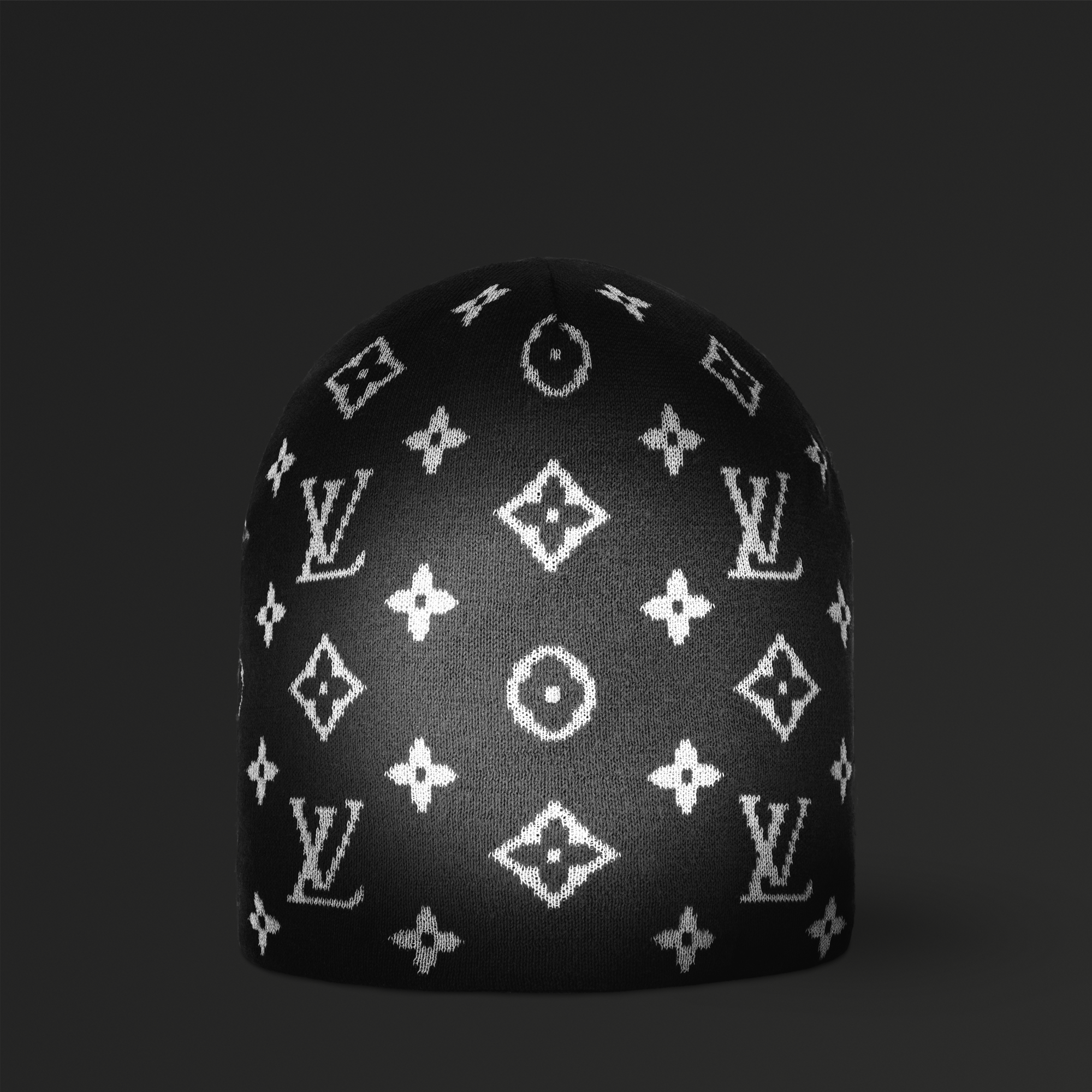 ビーニー・LV フィット モノグラム リフレクティブ S00｜ルイ