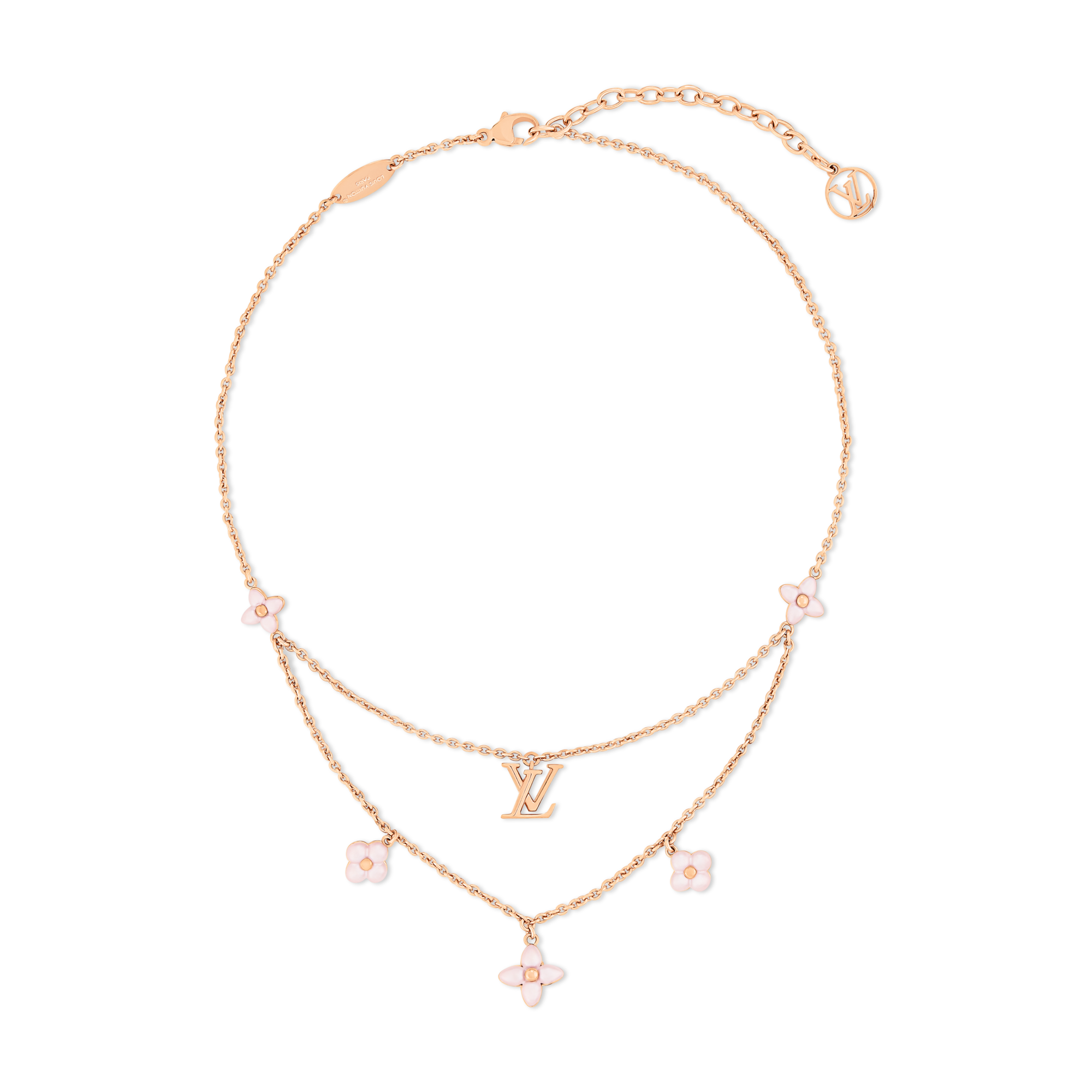 【美品!!1円スタート!!】LOUIS VUITTON / ルイ・ヴィトン ネックレス・フラワーフル M68125 ネックレス・LV フラワーグラム S00｜ルイ・ヴィトン 公式サイト - M01234